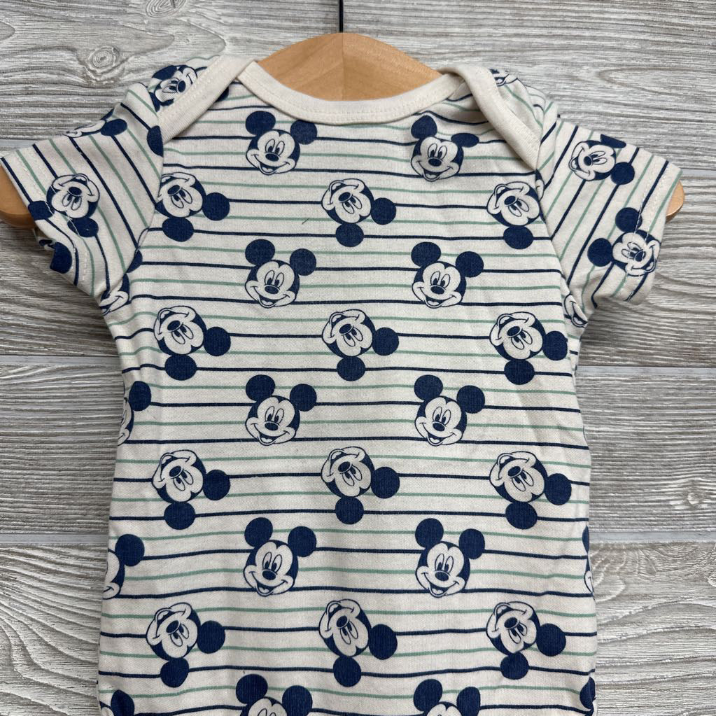 Bodysuit Stripes Mickey Mouse 6-9M