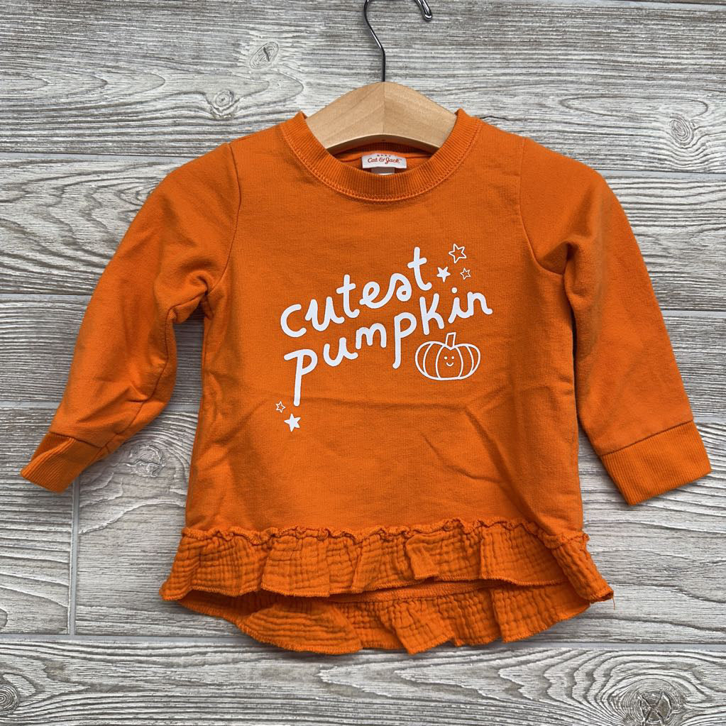 Crewneck Cutest Pumpkin 18M