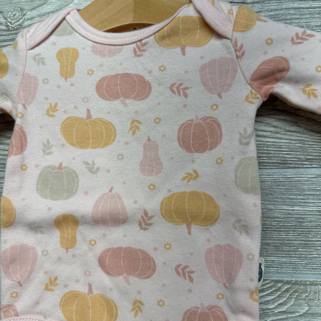 LS Bodysuit Pumpkins 0-3M