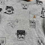LS Shirt Chest Pocket Frankenstein Mummies 12-18M