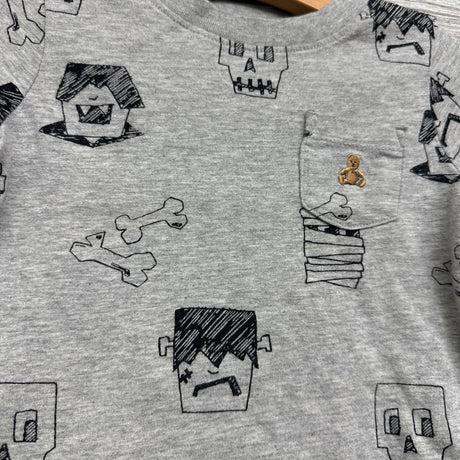 LS Shirt Chest Pocket Frankenstein Mummies 12-18M