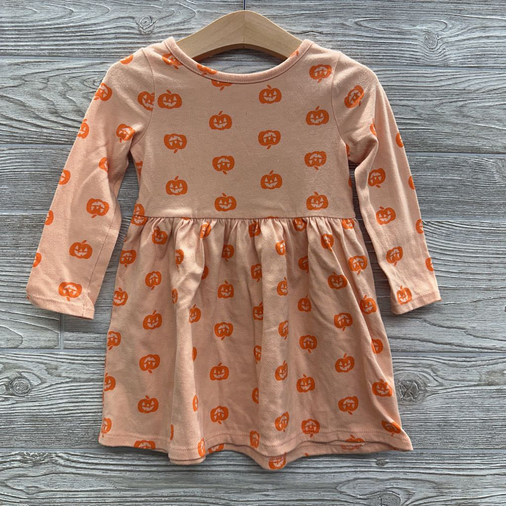 LS Dress Pumpkins 2T