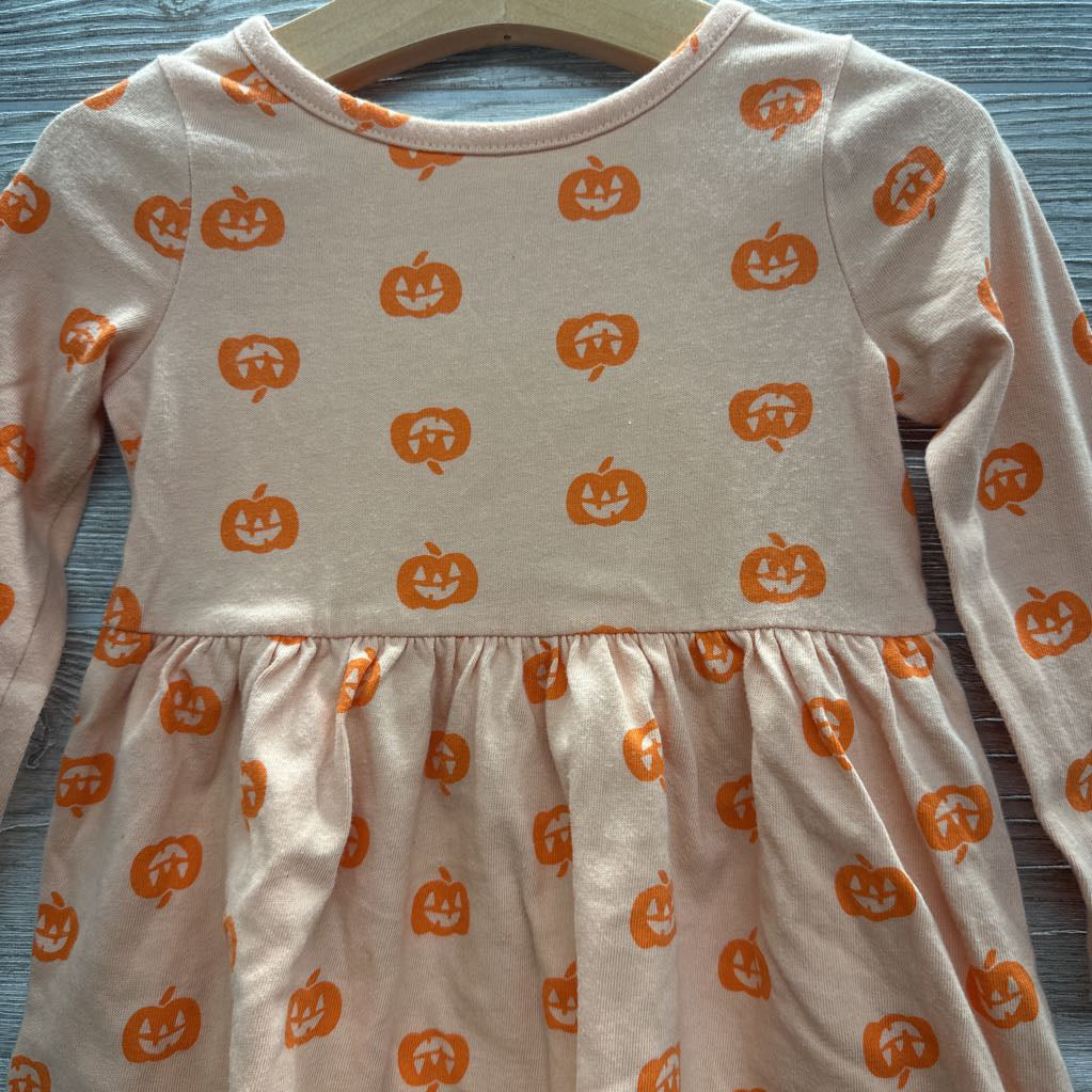 LS Dress Pumpkins 2T