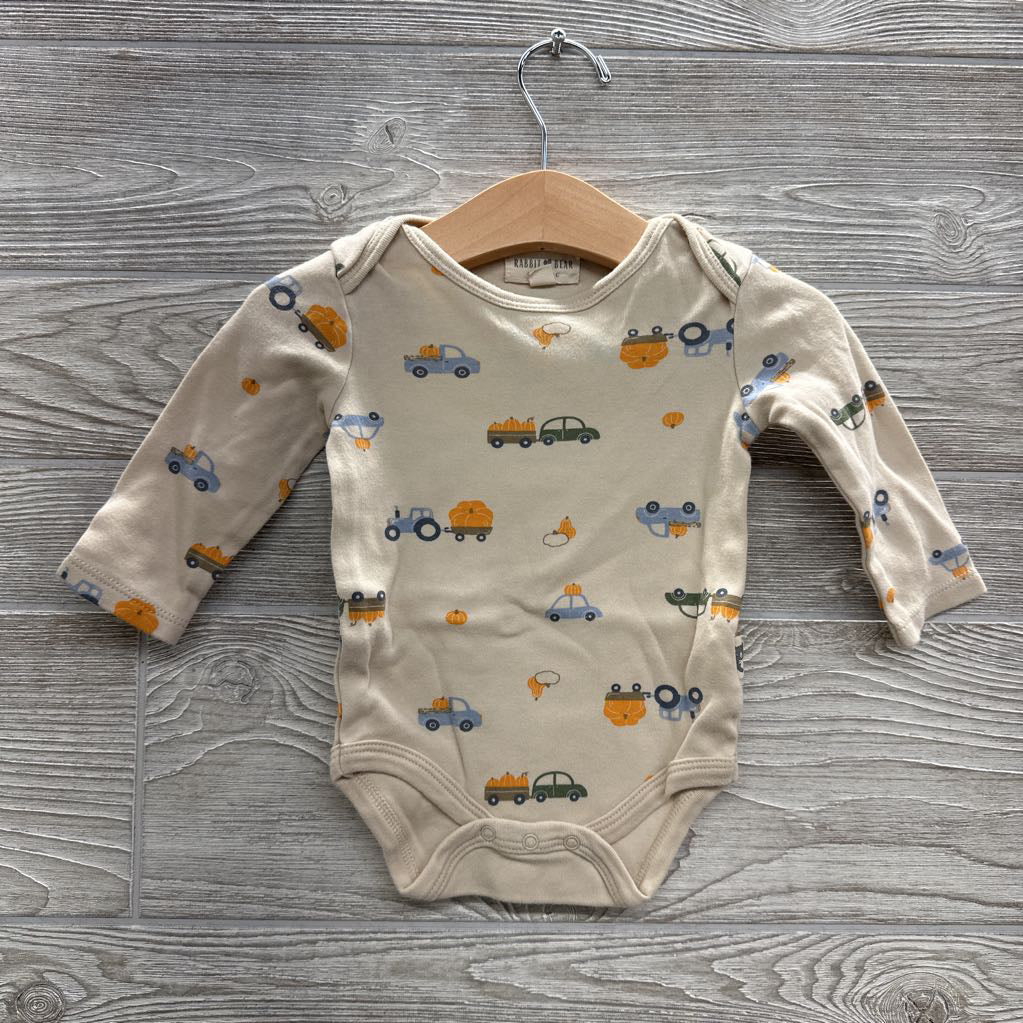 LS Bodysuit Pumpkins Trucks & Cord Overalls 6-9M