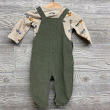 LS Bodysuit Pumpkins Trucks & Cord Overalls 6-9M