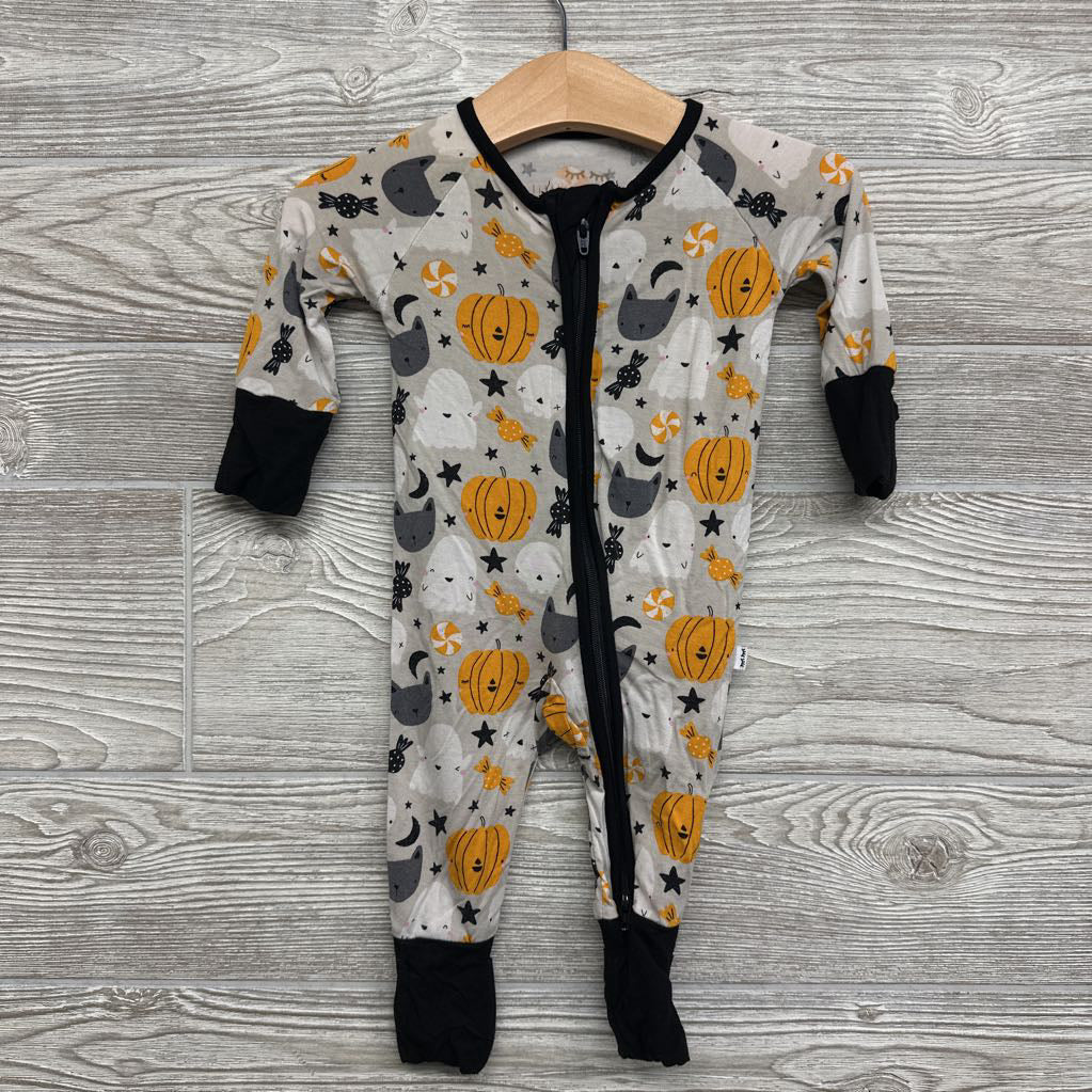 Bamboo Sleeper Pumpkins Ghosts Cats NB