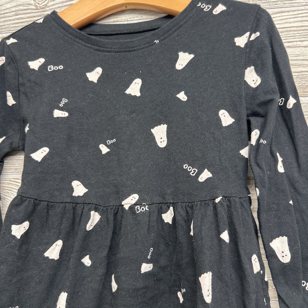 LS Dress Ghosts Boo 5T