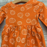 LS Dress Pumpkins 18M