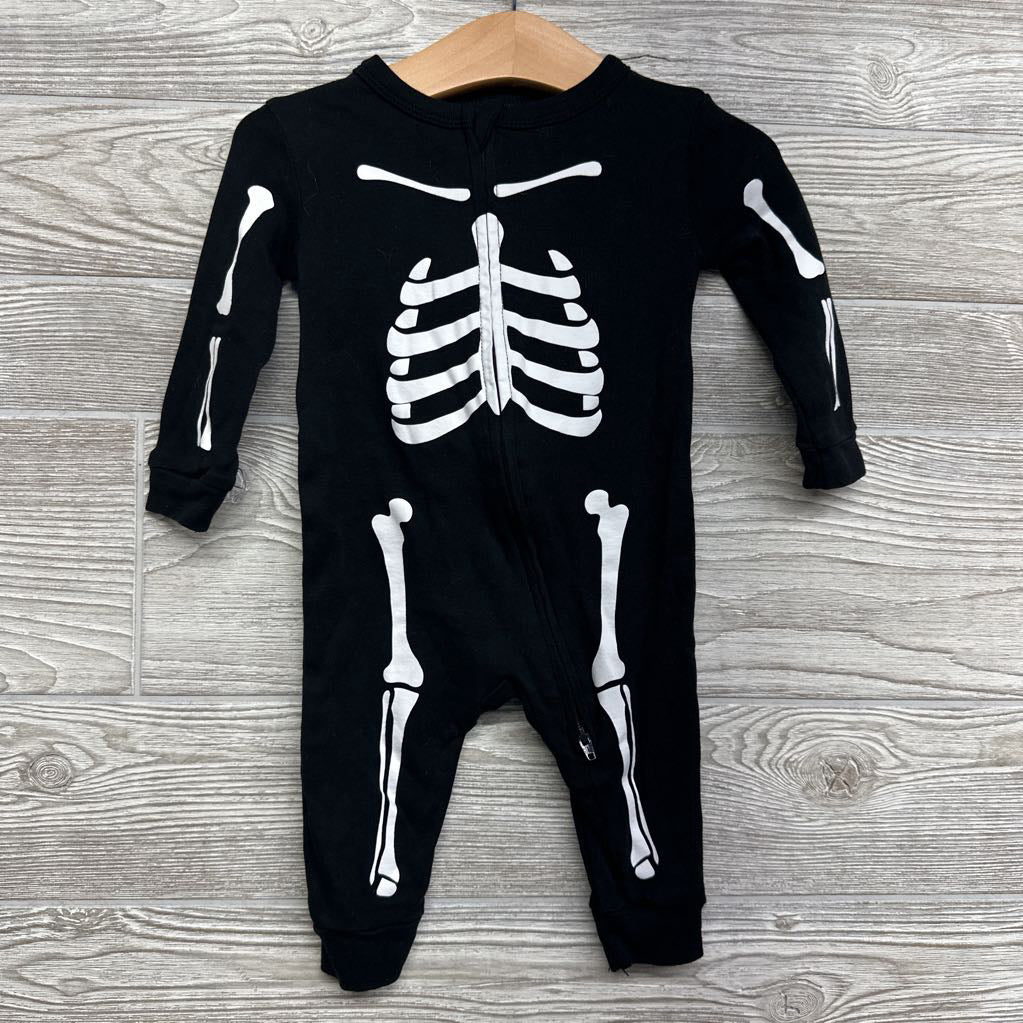Footless Sleeper Skeleton 3-6M