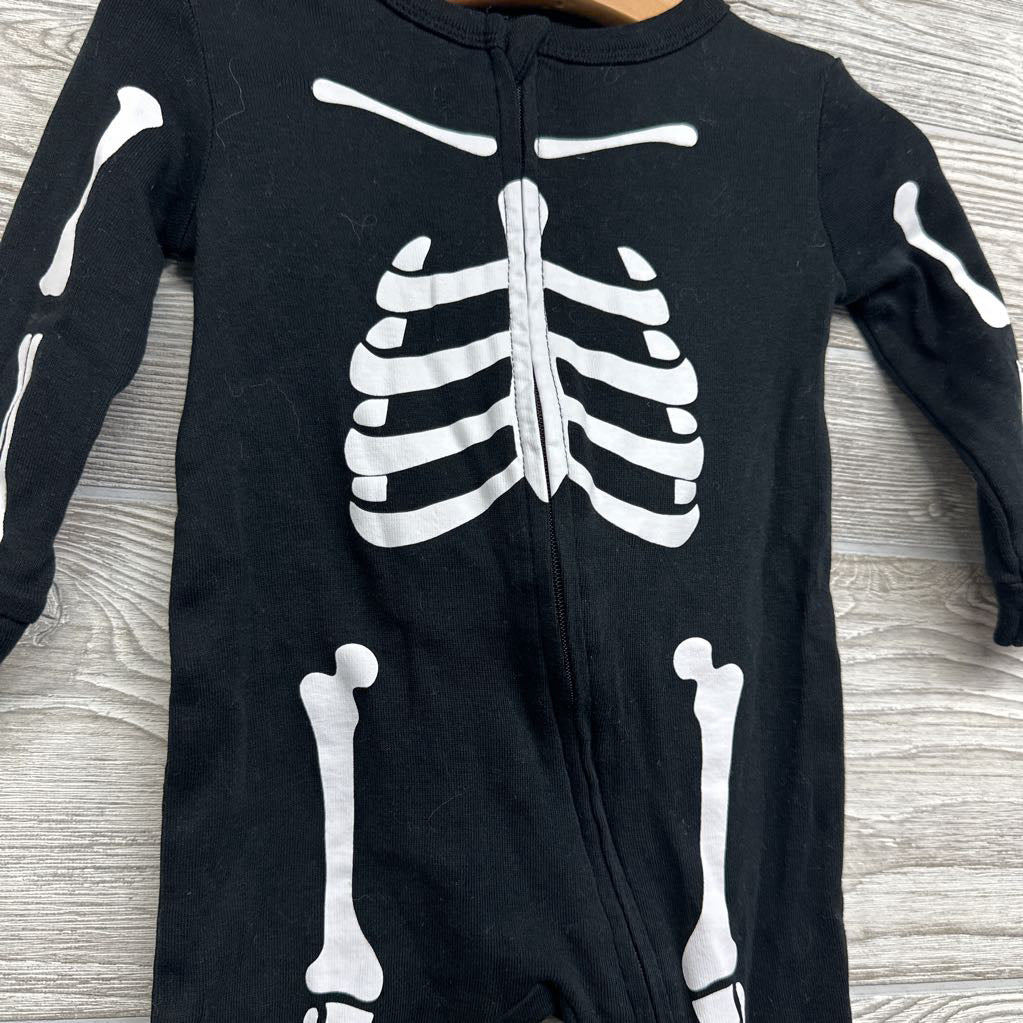 Footless Sleeper Skeleton 3-6M