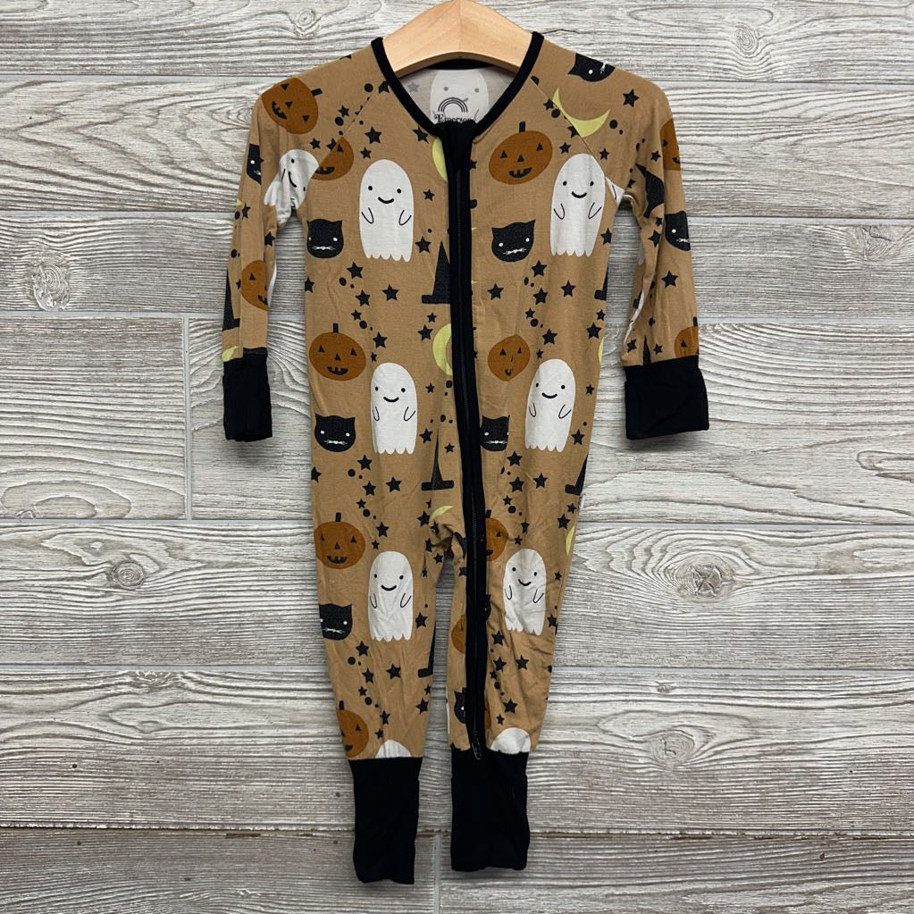 Bamboo Sleeper Ghosts Pumpkins Cats 6-12M *