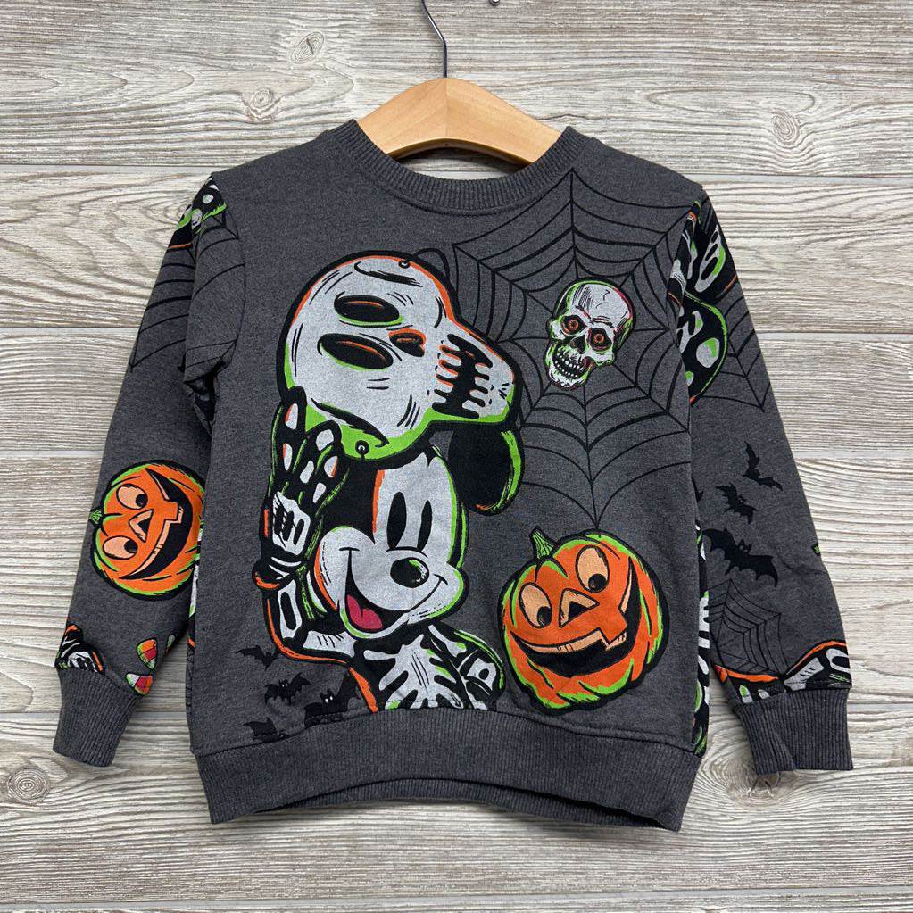 Crewneck Mickey Mouse Pumpkins 4T