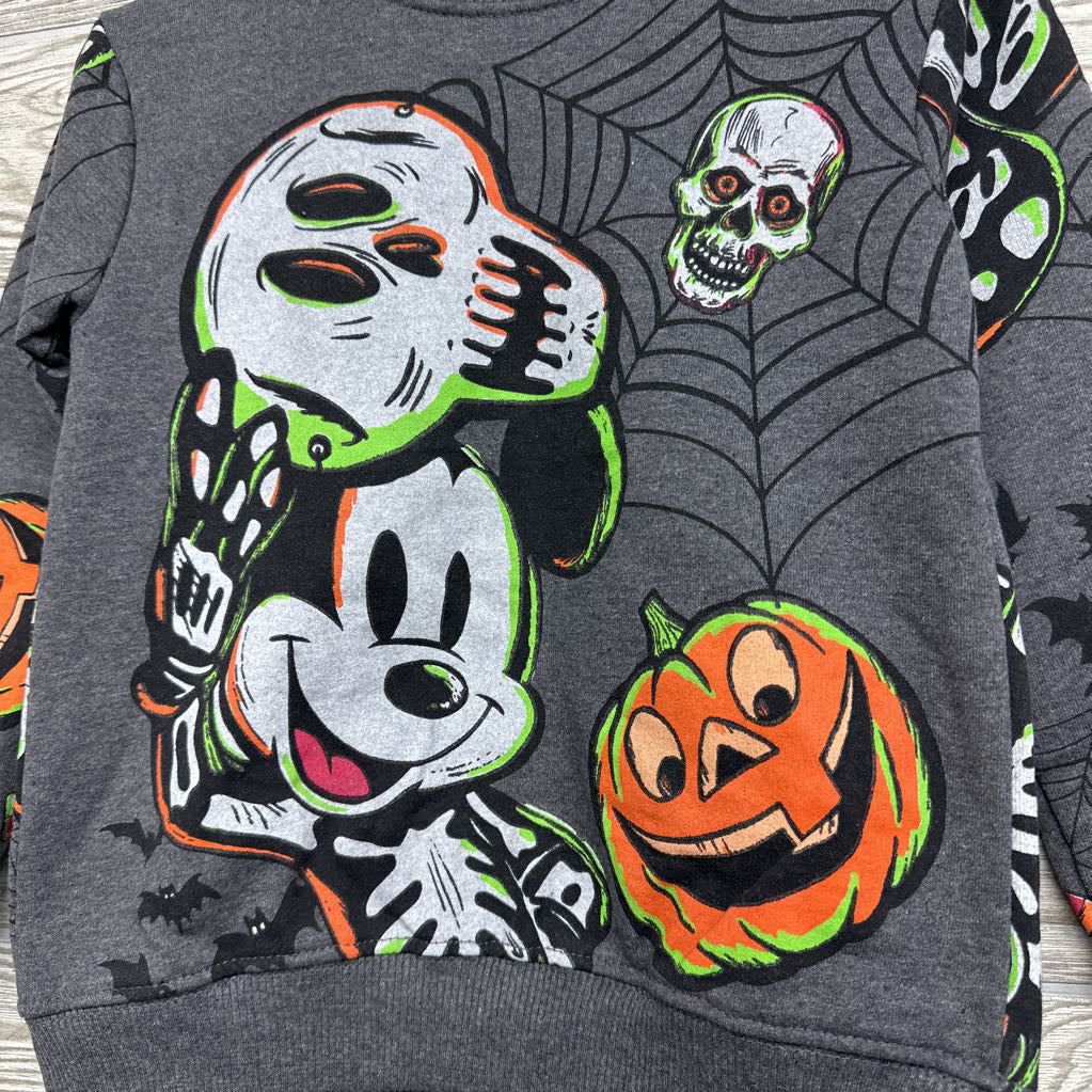 Crewneck Mickey Mouse Pumpkins 4T