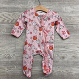LS Textured Outfit Ghosts Pumpkins Bows 3-6M