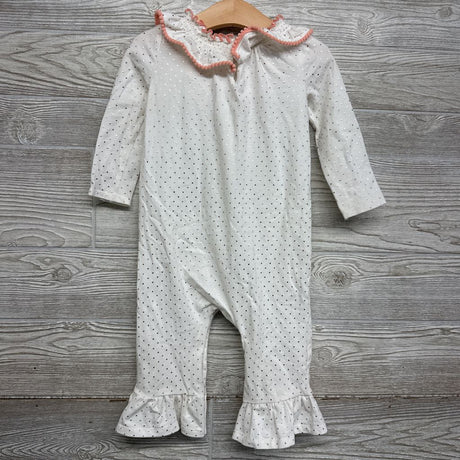 LS Outfit Dots Pumpkin 24M
