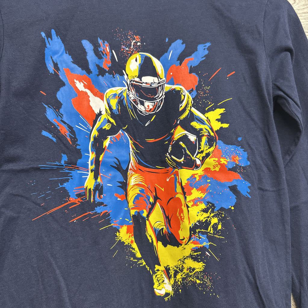 LS Shirt Football Player 10-12