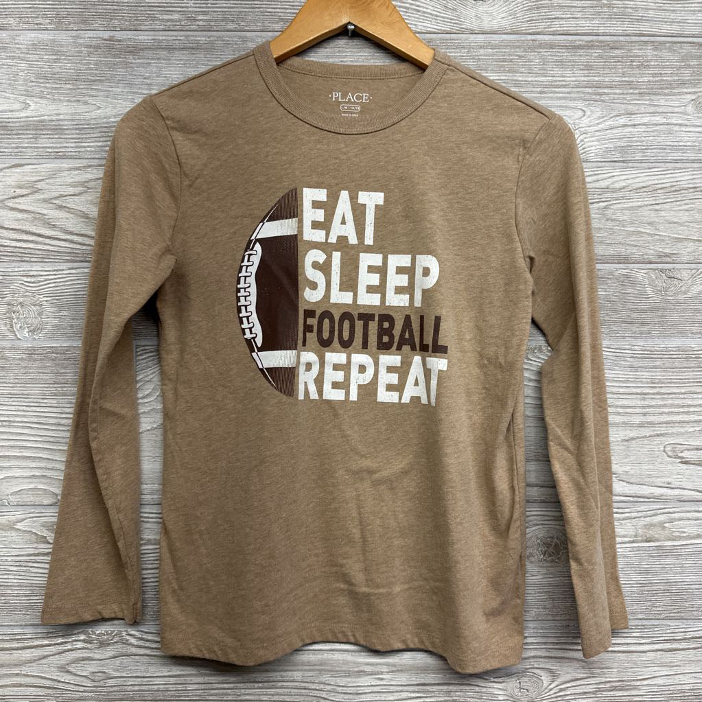 LS Shirt Eat Sleep Football 10-12