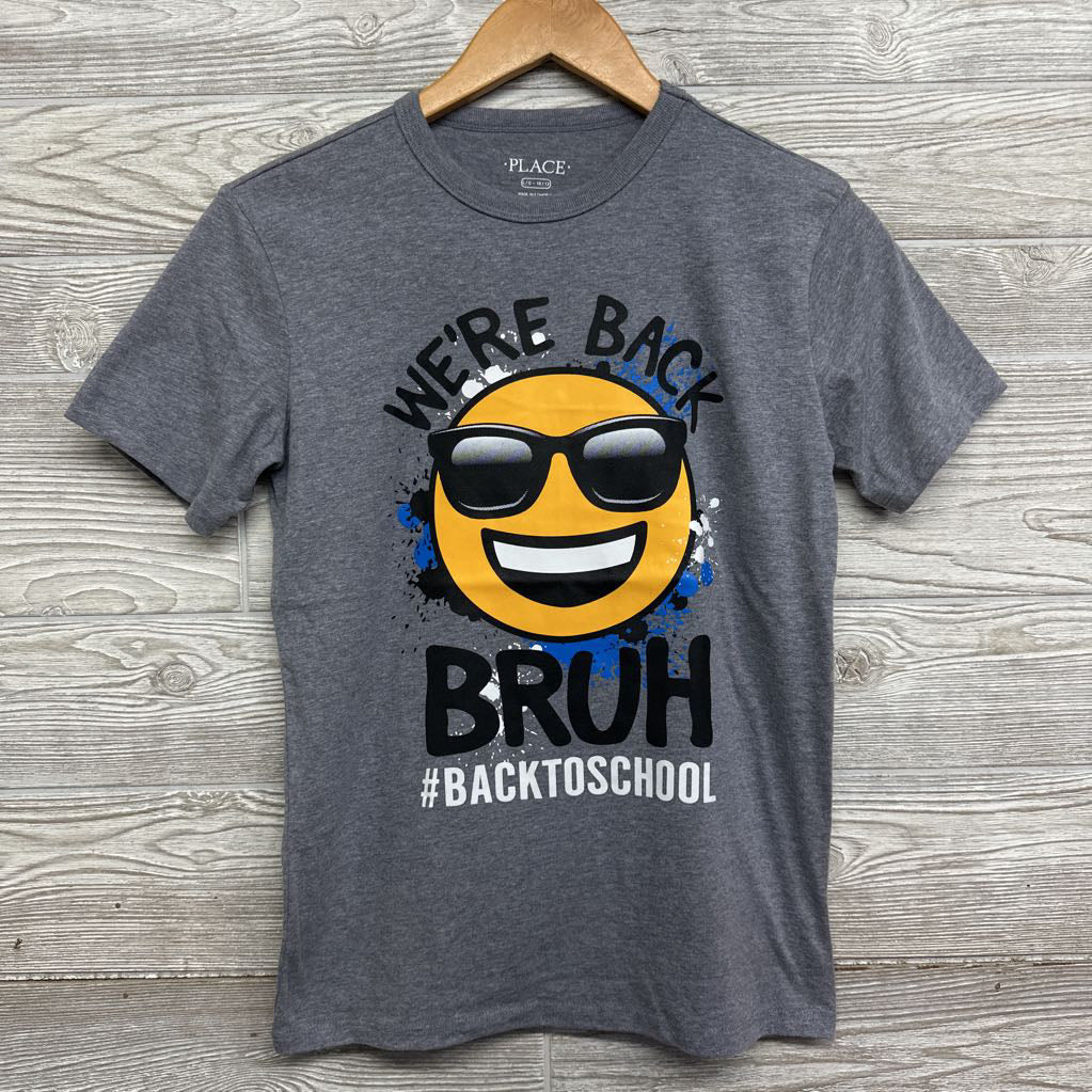 Shirt We're Back Bruh Smiley Face 10-12
