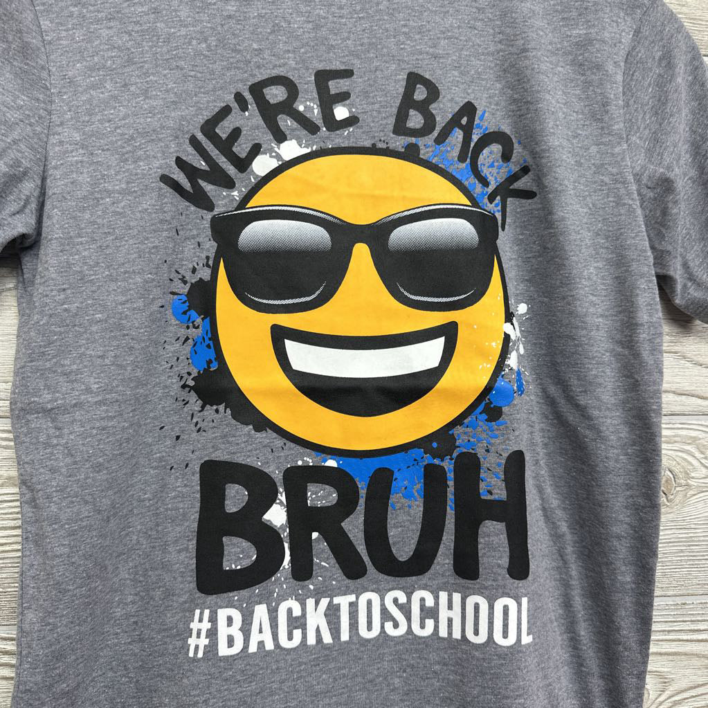 Shirt We're Back Bruh Smiley Face 10-12