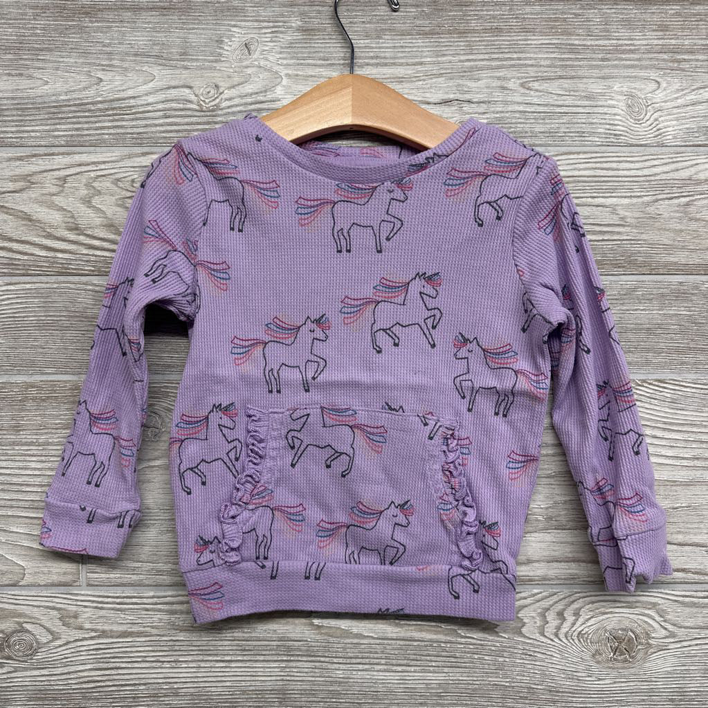 Waffle Knit Shirt Unicorns3t