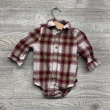 Plaid Button Up Shirt 6M