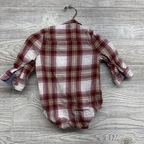 Plaid Button Up Shirt 6M