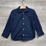 Button Up Shirt Polka Dots 4t