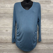 LS Ruched V Neck Shirt Large