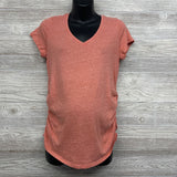 V Neck Ruched Shirt Medium