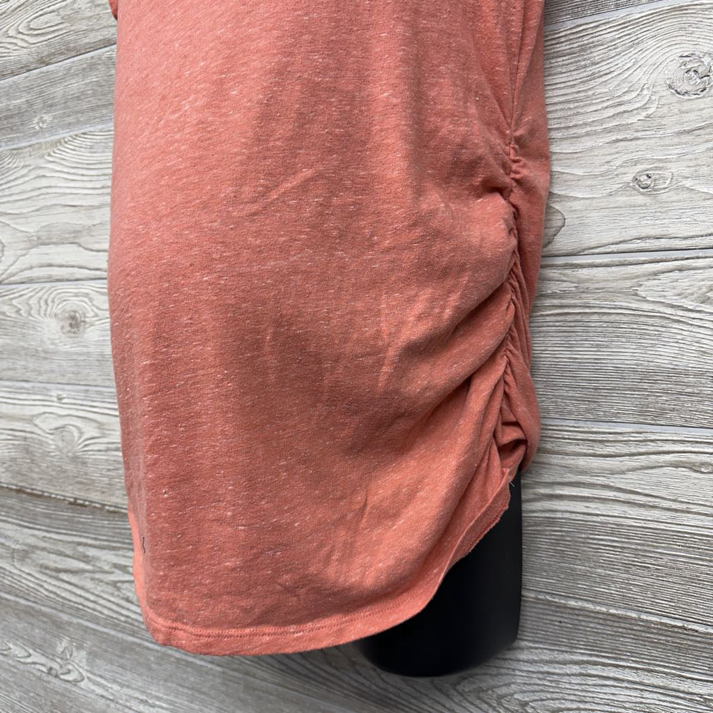 V Neck Ruched Shirt Medium