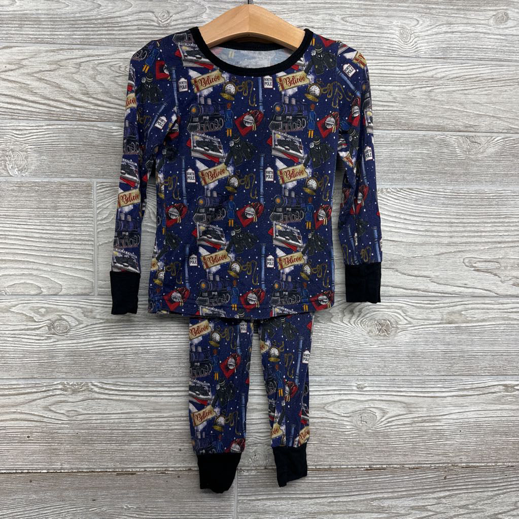 2 Pc LS Bamboo PJs Believe The Polar Express 3T *