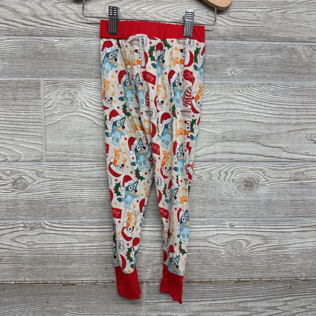 2 Pc LS Bamboo PJs Bluey Jolly 3T