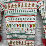 2 Pc LS Bamboo PJs Nordic Trees Gingerbread 9-10