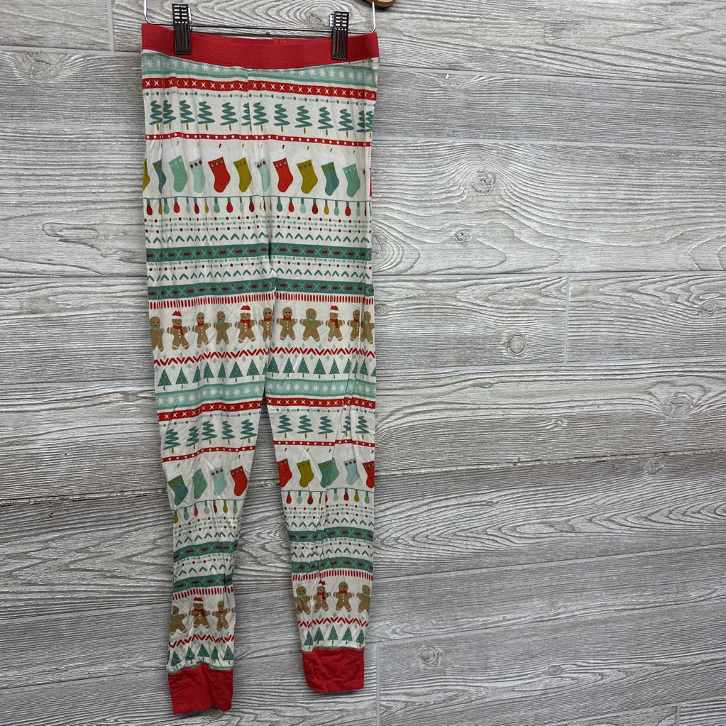 2 Pc LS Bamboo PJs Nordic Trees Gingerbread 9-10