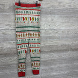 2 Pc LS Bamboo PJs Nordic Trees Gingerbread 9-10