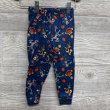 2 Pc LS PJs Mickey Minnie Pumpkins 2T