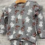 NEW Crewneck & French Terry Joggers Ghosts Flowers 2T