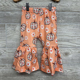 Crewneck Pumpkin Season & Bell Bottom Pants Flowers Pumpkins 18-24M