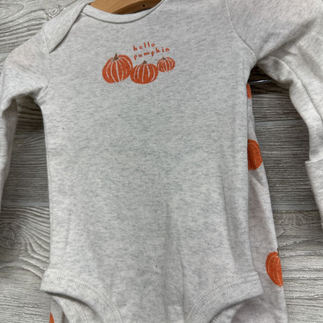 LS Bodysuit Hello Pumpkin & Pants Pumpkins 0-3M