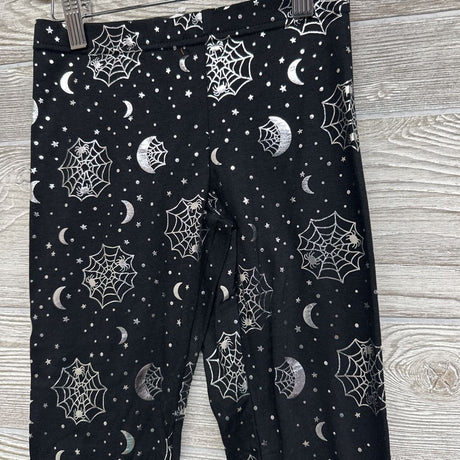 NEW Leggings Foil Spiderwebs Dots 7-8