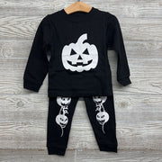 NEW 2 Pc LS PJs Pumpkin Vines 3