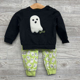 Crewneck Ghost Boo & French Terry Harem Pants Ghosts 12M