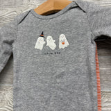 LS Bodysuit Little Boo & Pants Stripes 6M