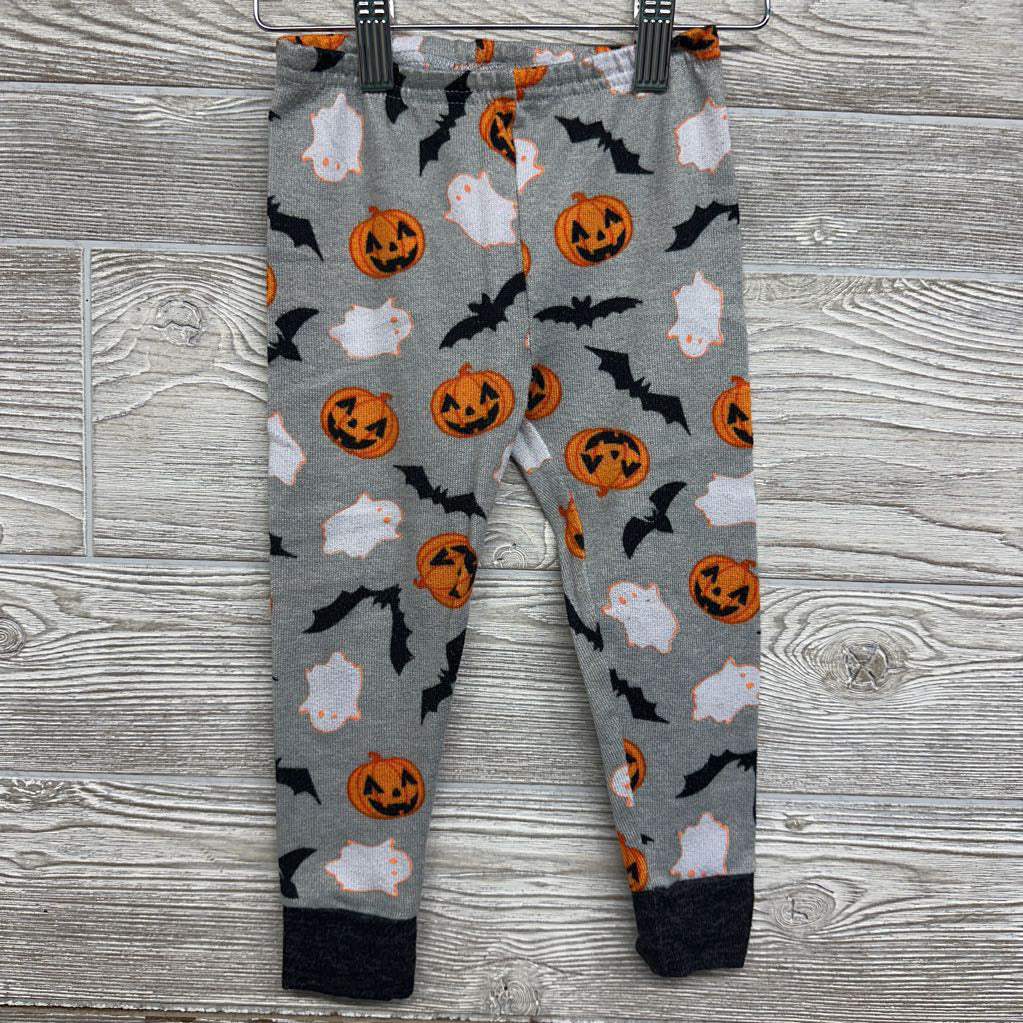 2 Pc LS PJs Ghosts Pumpkins Bats 2T
