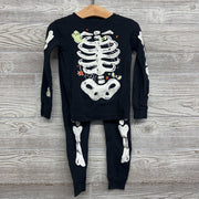 2 Pc LS PJs Skeleton Ghost 4T