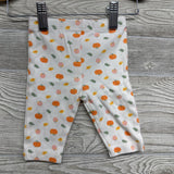 LS Ribbed Skirted Bodysuit Thankful & Leggings Pumpkins 3M