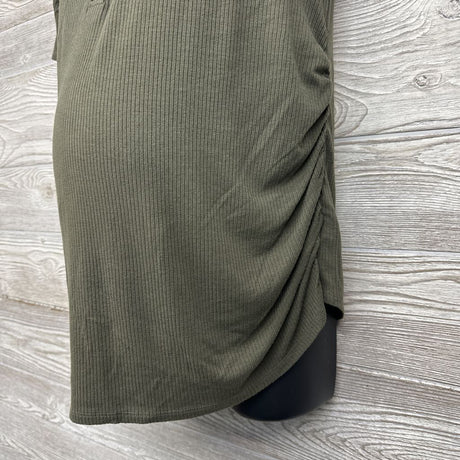 Henley Ribbed Shirt Large
