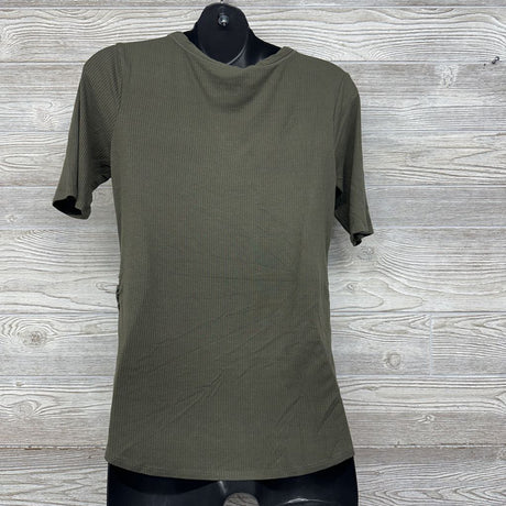 Henley Ribbed Shirt Large