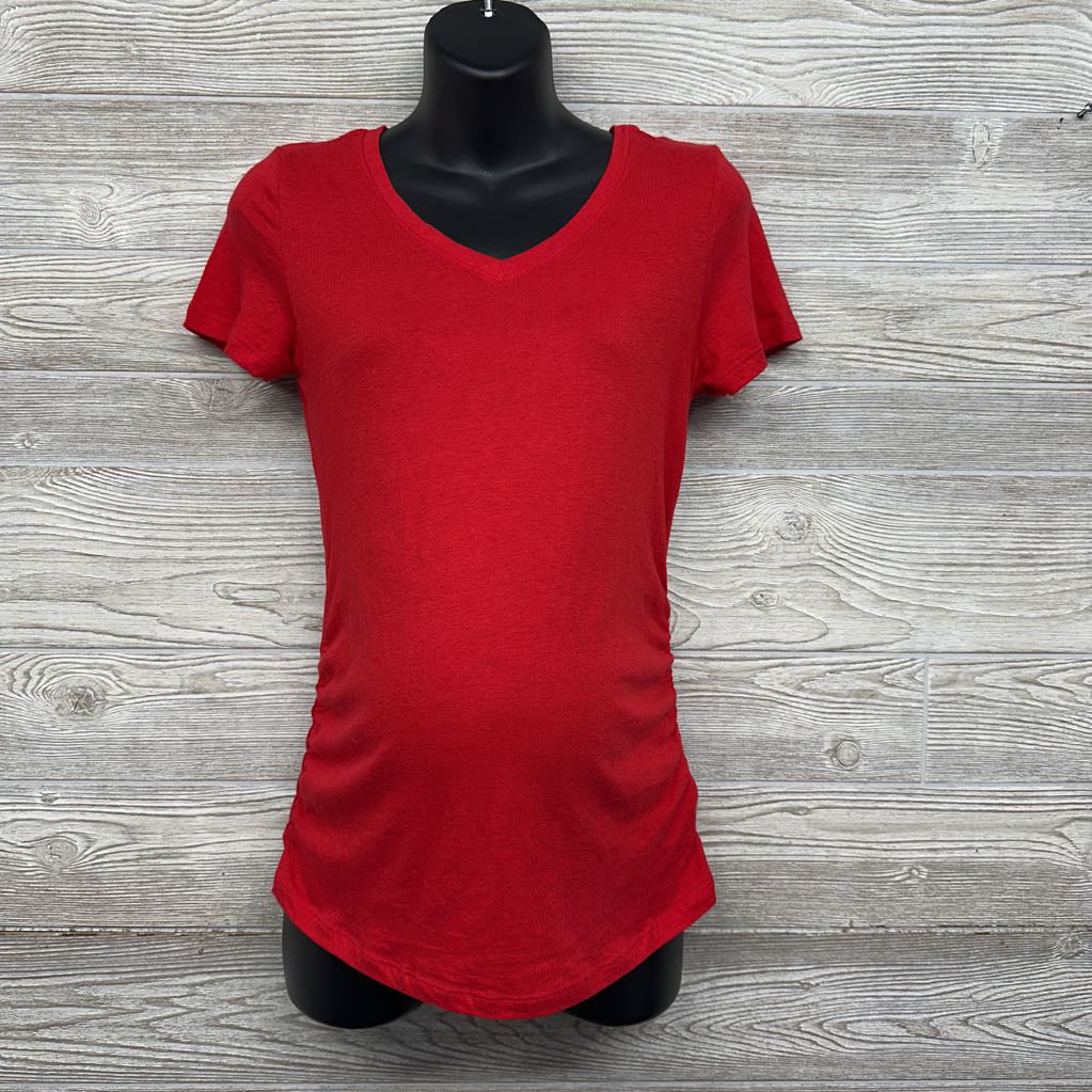 NEW Ruched V Neck Shirt XS
