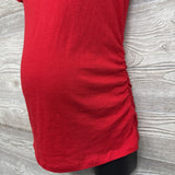 NEW Ruched V Neck Shirt XS